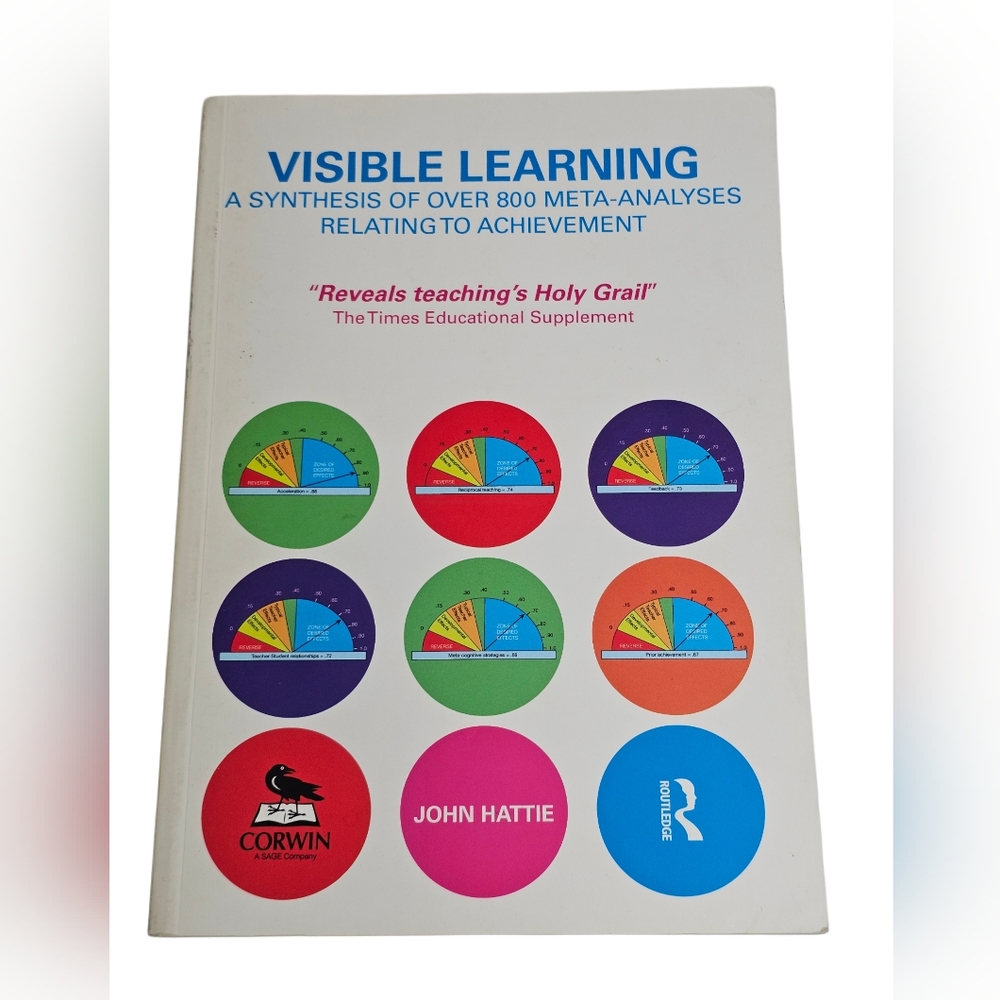 Visible Learning: A Synthesis of Over 800 Meta-Analyses Educational Book Hattie